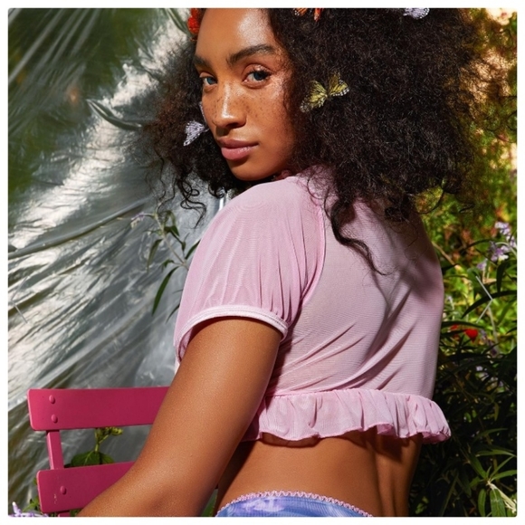 Dolls Kill Sugar Thrillz Feeling Thorny Bra Top - Picture 3 of 10